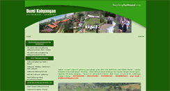 Desktop Screenshot of bumikahyangan.com