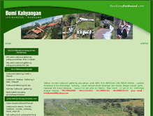 Tablet Screenshot of bumikahyangan.com